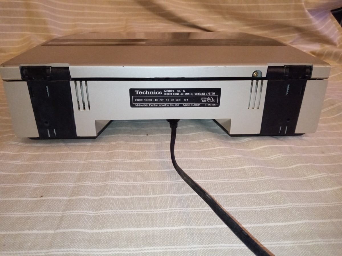 Vintage Technics model SL-5 Linear Tracking Turntable Direct Drive