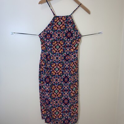 Yumi Kim Afternoon Tea Dress Womens Size Small Silk Floral Midi