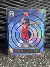 2019-20 Donruss Optic Joel Embiid #1 T-Minus 3, 2, 1 Holo Free Shipping
