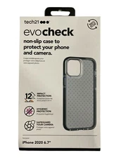 Tech21 EvoCheck Evo Check For iPhone 12 Pro Max (6.7") - Smokey Black