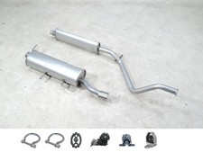 MTS Auspuff SET Neu für Peugeot 307 CC Cabrio 2.0 16V Mitteltopf Endtopf Anbaut.