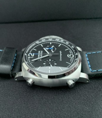 Panerai Uhr Luminor Chronograph 44mm Steel 1109 Black Dial 44mm B+P