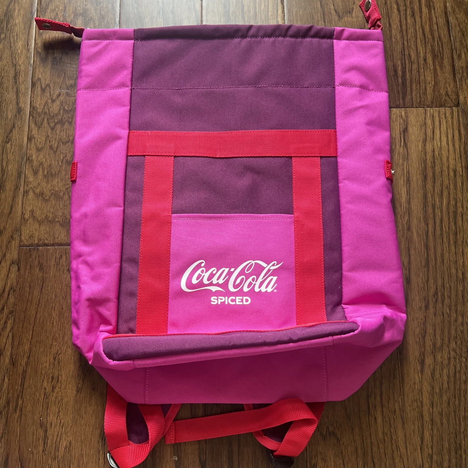 Coca Cola Backpack Cooler Pink Spiced