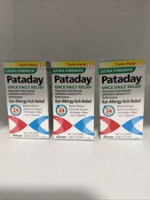 Pataday Extra Strength Once Daily Relief TWIN PACK 2.5mL Exp 06/26 (3 PACK)