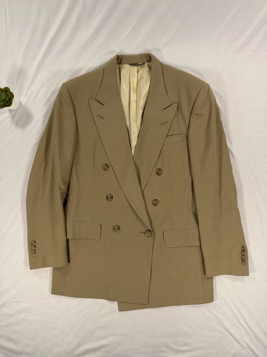 Christian Dior ベージュ ダブルブレストスーツ Dior Double-Breasted Suit Jackets for Men for sale | eBay