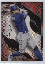 2024 Topps Finest Uncommon Checkerboard Refractor George Springer #191 06y2