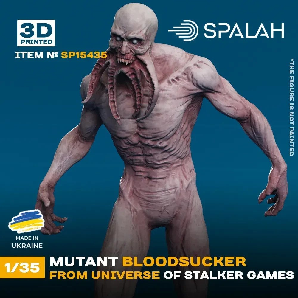 その他 UNKNOWN MAKER TOYS BLOODSUCKER 2ndCLEAR STALKER Bloodsucker Mutant Figure 1:35 Scale 3D Printed Resin