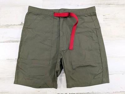 Topo Designs Shorts Mens Small Green Belted Climbing Ripstop USA Made