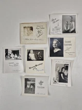 1950s 7 Seasons Greetings Black & White Vintage Holiday Seasons Greeting Cards