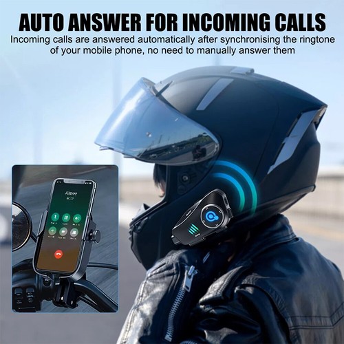 Motorcycle Helmet with Bluetooth and Action Camera Recorder DOT - Picture 9 of 18