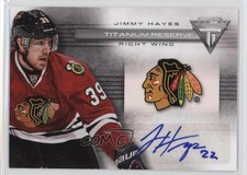 2013-14 Panini Titanium Reserve Signatures Jimmy Hayes #TR-JHY Auto z1b