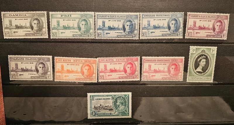 british colonies territories stamps MNH