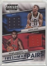 2014-15 Panini Threads Freshman Pairs 130/199 Dante Exum Bruno Caboclo #10 1u6