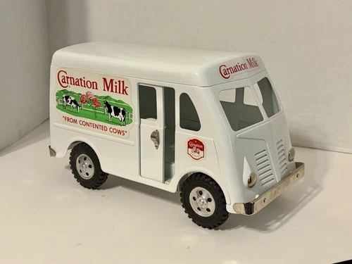 KJ Classics Carnation Milk Metro Pressed Steel Toy Truck Van