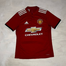 adidas Manchester United Home Soccer Jersey Youth Large L 13-14Y Chevrolet Red