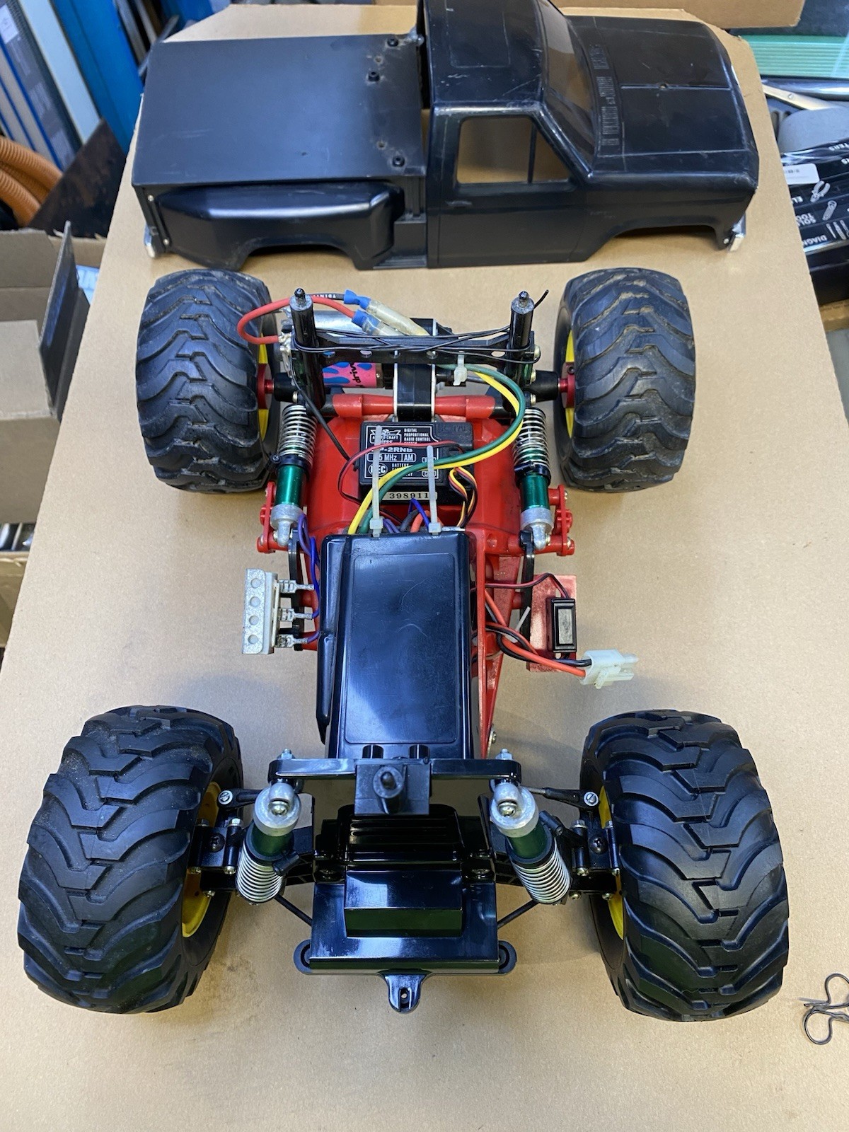 Vintage Tamiya Blackfoot Truck W/Trinity Shocks And Thorp Di