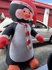 Holiday Time 7 Ft Penguin Inflatable airblown...