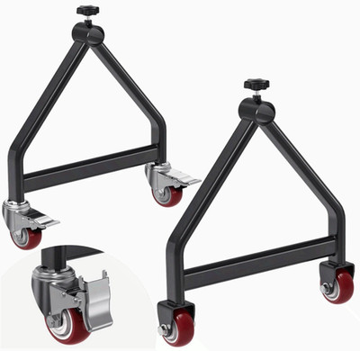 Portable Wire Spool Rack Caddy w/ Wheels, Holds 28'' Reels up to 220lbs