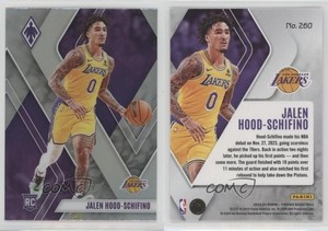 2023-24 Panini Phoenix Rookies Silver Jalen Hood-Schifino #260 Rookie RC