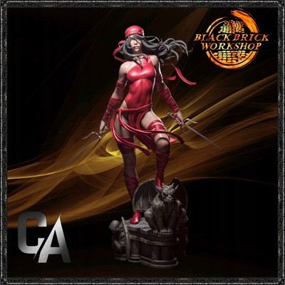 Elektra CA3D UNPAINTED - 1/24 (75mm) Scale (SFW version) 3D Print