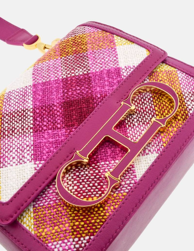 Carolina Herrera Initials Insignia Checkered Bag — image 6