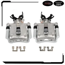 Rear LH RH Brake Calipers w/ Bracket Set (2) For 2011-2016 Buick Regal LaCrosse