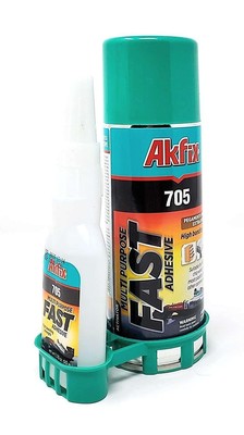 Akfix-Ga060 705 Fast Adhesive CA Glue (1.76 Oz.) with Activator 6.76 Fl Oz
