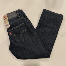 Levi  s 511 Kids Dark Wash Adjustable Waist Slim Fit Straight Leg Size Reg 5