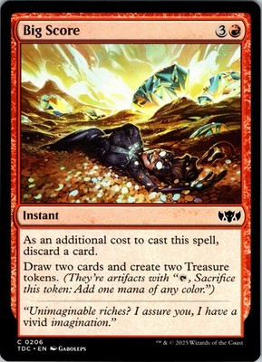 Big Score   Normal   C   Instant   Commander: Tarkir: Dragonstorm   #206   NM  