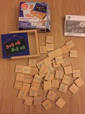 Playtive Junior Addition and Subtraction Wooden Learning Set number ranges 0-100