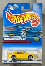 Hot Wheels Mercedes Benz C-Class DTM Yellow Collector #1015 Sealed Car 1B2