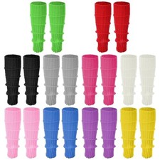 10 Pairs 80s Knit Leg Warmers for Women, Y2K Leg Sleeves in 10 Colors,