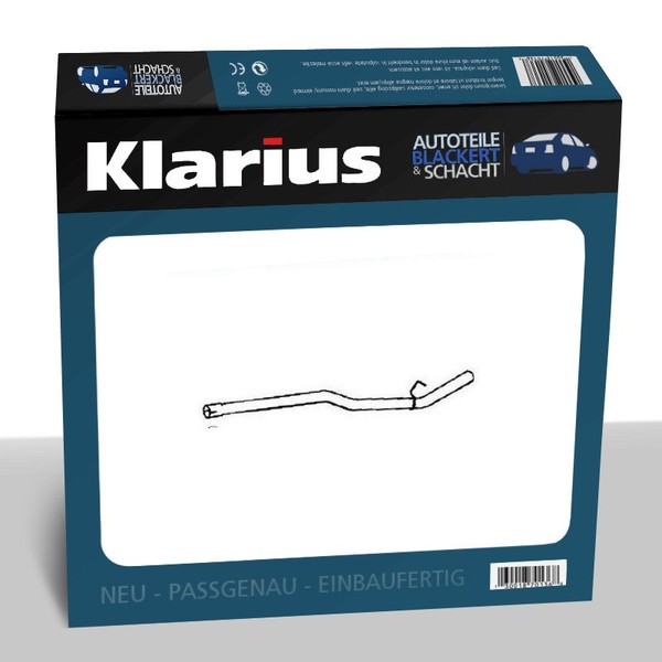 Klarius Auspuff Zwischenrohr für Renault Kangoo + Rapid-image