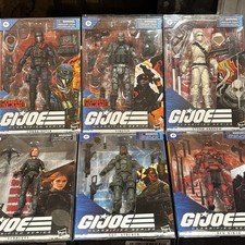 GI JOE CLASSIFIED RETRO LOT OF 9 - STORM SHADOW, FIREFLY, RED NINJA, VIPER +++++
