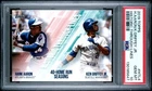 2019 Topps KEN GRIFFEY Jr & HANK AARON Historic Through-Lines PSA 10....Pop=15