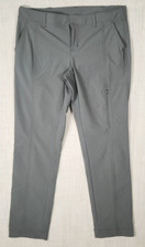 Athleta Pants Women's 8 Olive Zip Up Tapered Leg # 54023 Gorp Athleisure READ