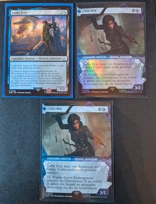 MTG | 3x Lydia Frye (Verschiedene Versionen) | NM | DE | Assassin's Creed (ACR) 