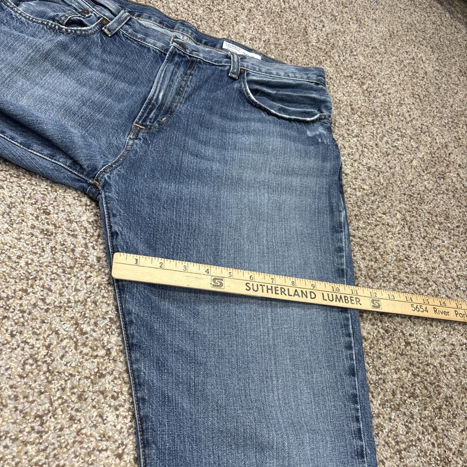 Cremieux Denim Jeans Bootcut Mens 36x34 Fits 35x32 - View 11