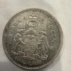 1959 Canadian 80% Silver Half Dollar - Better than Junk 50 cent piece