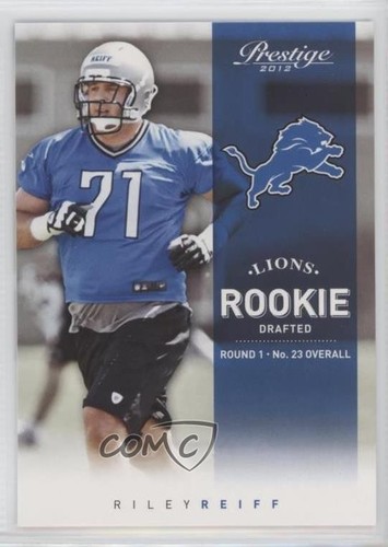 2012 Playoff Prestige Rookie Riley Reiff #227 0w8 | eBay