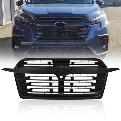 #ad #ad Front Upper Bumper Grille Grill Assembly For 2023 2024 Subaru Ascent Gloss Black $125.44