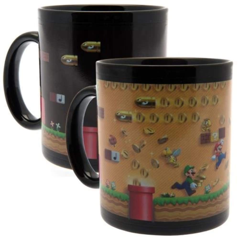 Pyramid International Super Mario Heat Change Mug in Presentation Gift Box (Gold