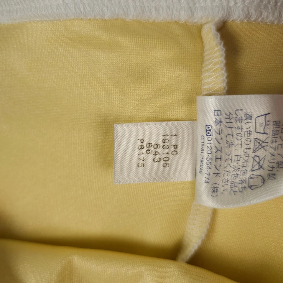 Lands End Swim Skirt Womens 14 White Swimsuit Bottom Brief Lined Skort Active - Image 4 of 4