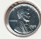 1943 WWII Lincoln Wheat Steel Penny Collectible US Collection Very Good War Coin