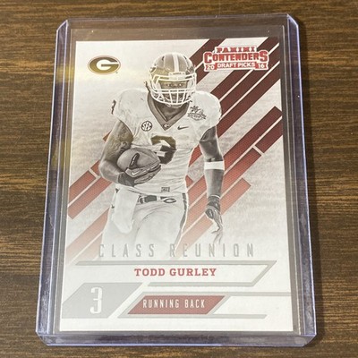 2016 PANINI CONTENDERS CLASS REUNION TODD GURLEY GEORGIA BULLDOGS #24
