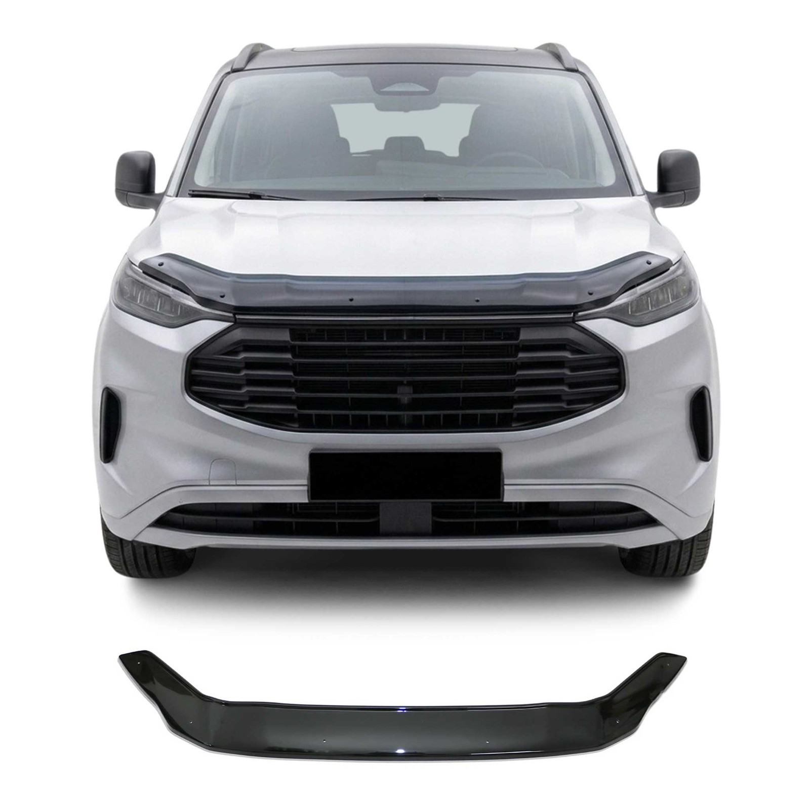 Déflecteur de capot noir pour Ford Transit Custom 2023-2026