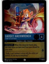 Gadget Hackwrench 147/204 Disney Lorcana Wilds Unknown Common, Cold Foil NM