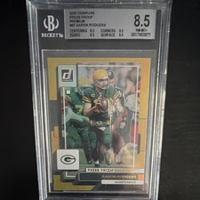 Panini 2022 Donruss Press Proof Premium Aaron Rodgers #97 BGS 8.5 Packers