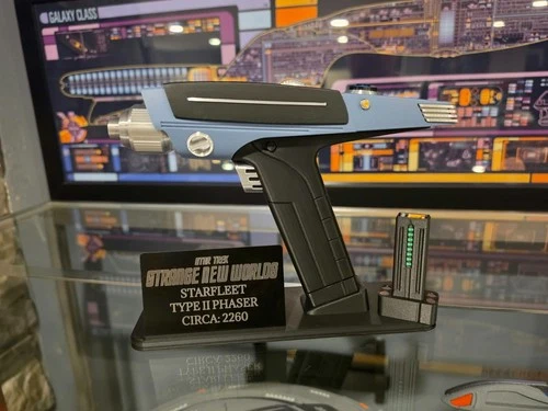 Star Trek Strange New Worlds! Type 2 Phaser Prop (Grey/Blue) UPDATED 9-30-2026