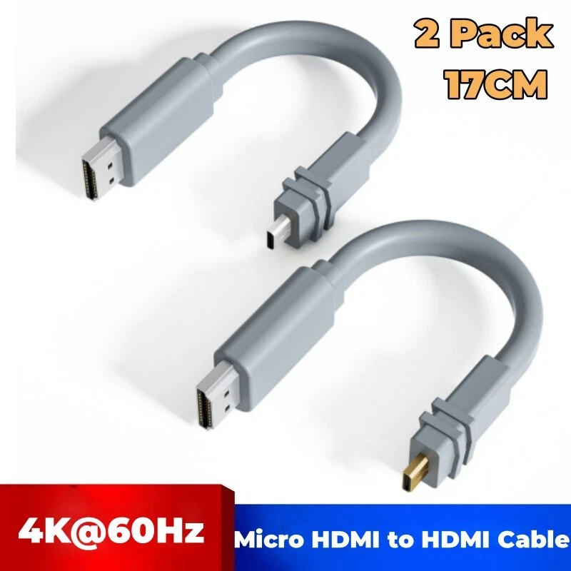 Mini HDMI to HDMI Cable 4K@60Hz